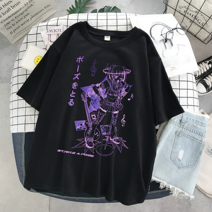 Goth Kawaii Short Sleeve Top - Grlfriend Club