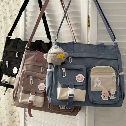 Canvas Messenger Bag - Grlfriend Club