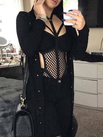 Sexy Fishnet Bodysuit - Grlfriend Club