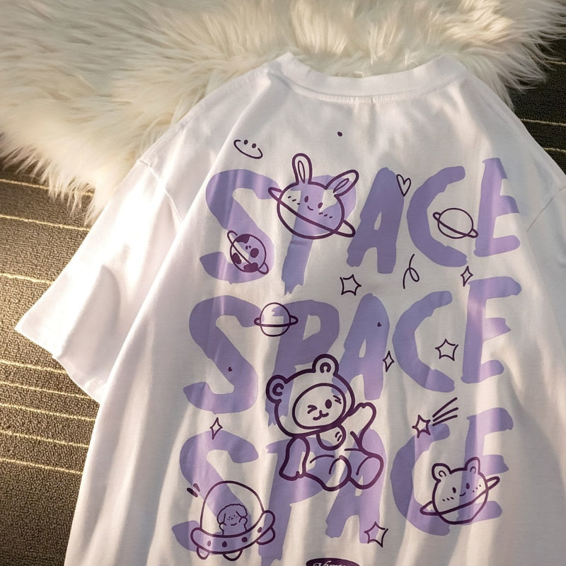 Space Cat T-Shirt - Grlfriend Club