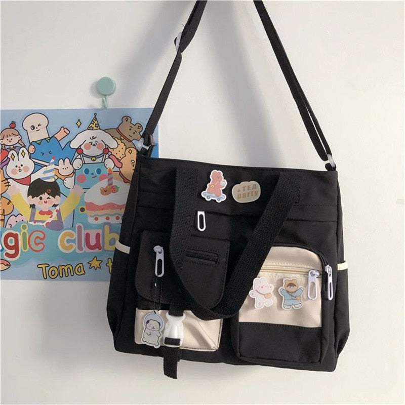 Canvas Messenger Bag - Grlfriend Club