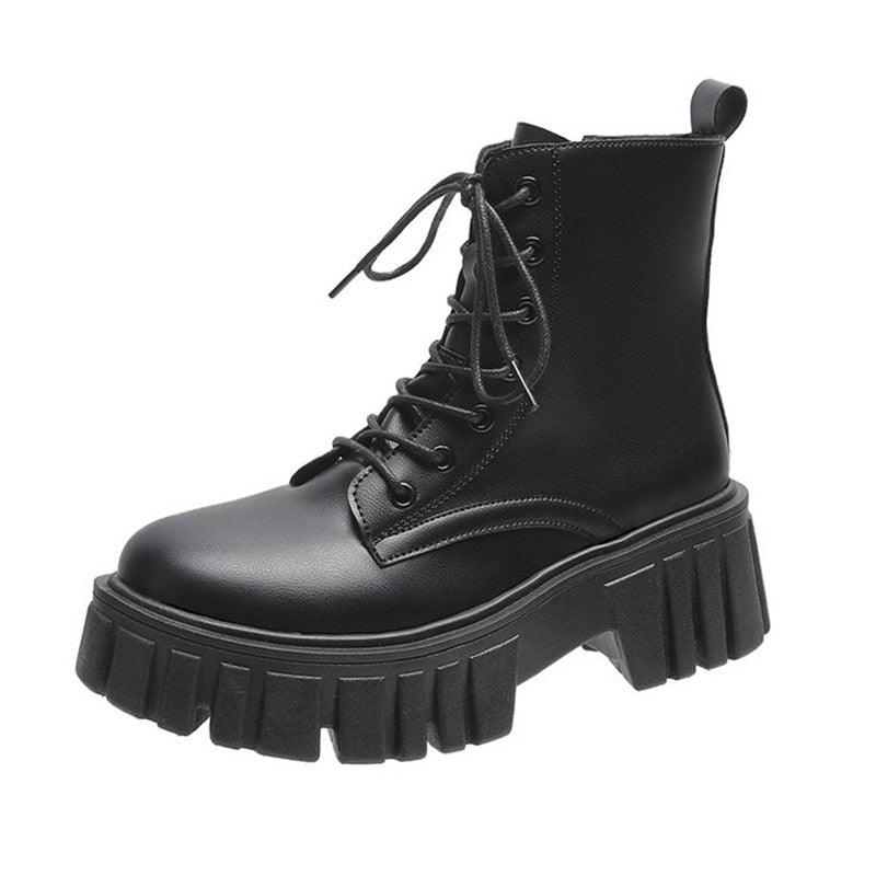 Platform Combat Boots - Grlfriend Club