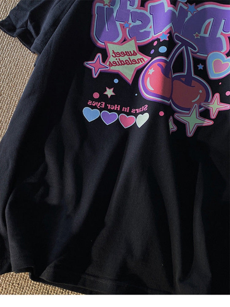 Cherry Blast! Graphic Shirt - Grlfriend Club