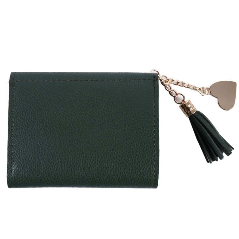 Leather Tasseled Wallet - Grlfriend Club