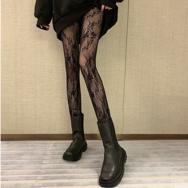 Sexy Patterned Stockings - Grlfriend Club