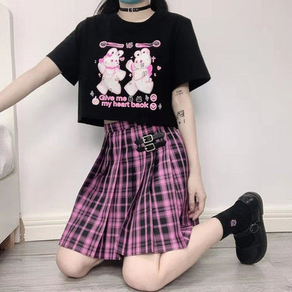 Rabbit Attack Graphic Shirt - Grlfriend Club