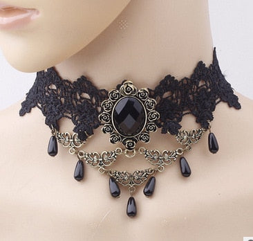 Gothic Lace Chokers - Grlfriend Club