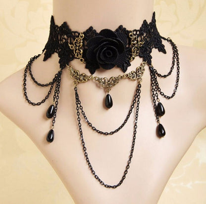 Gothic Lace Chokers - Grlfriend Club