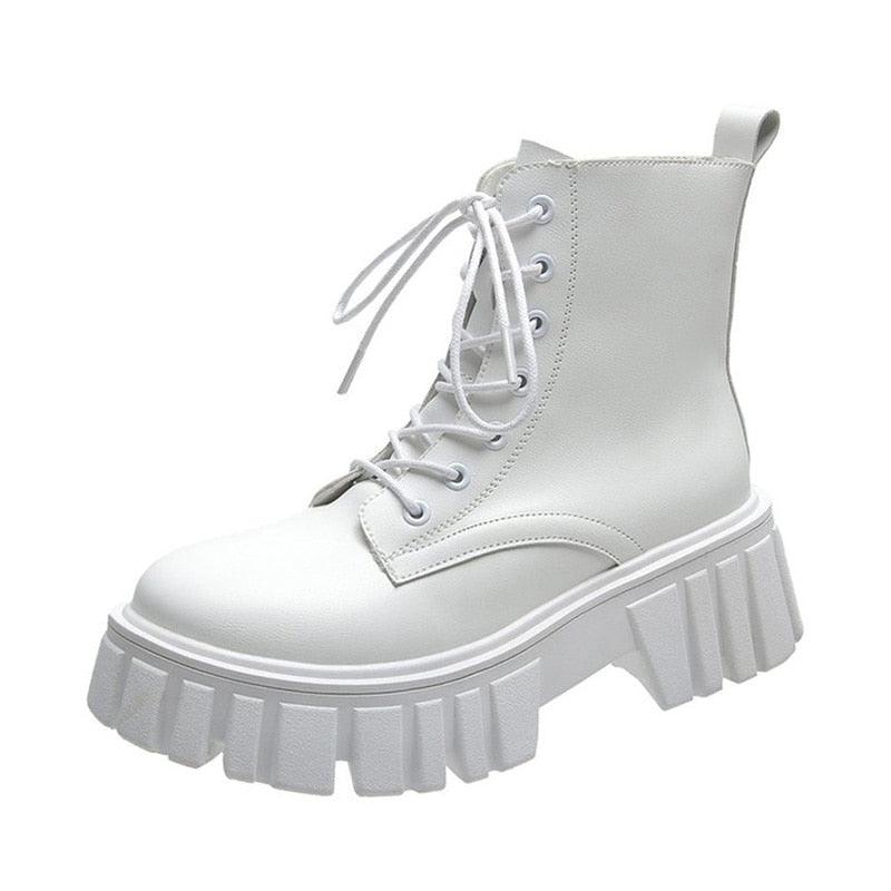 Platform Combat Boots - Grlfriend Club