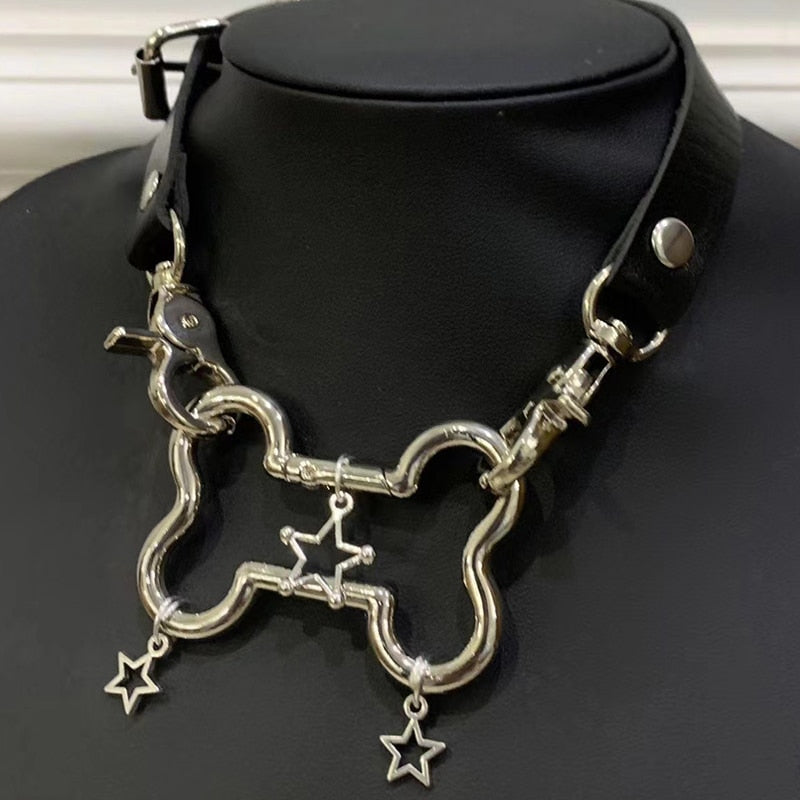 Leather Bone Collar - Grlfriend Club