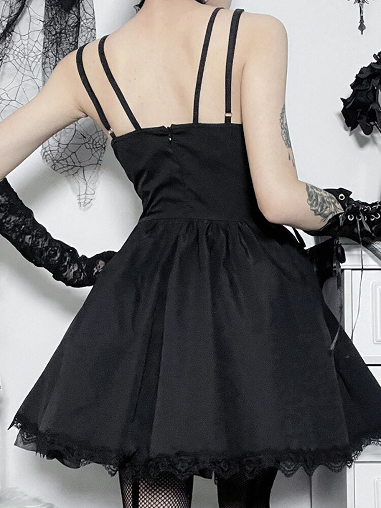 Gothic Corseted Summer Dress - Grlfriend Club