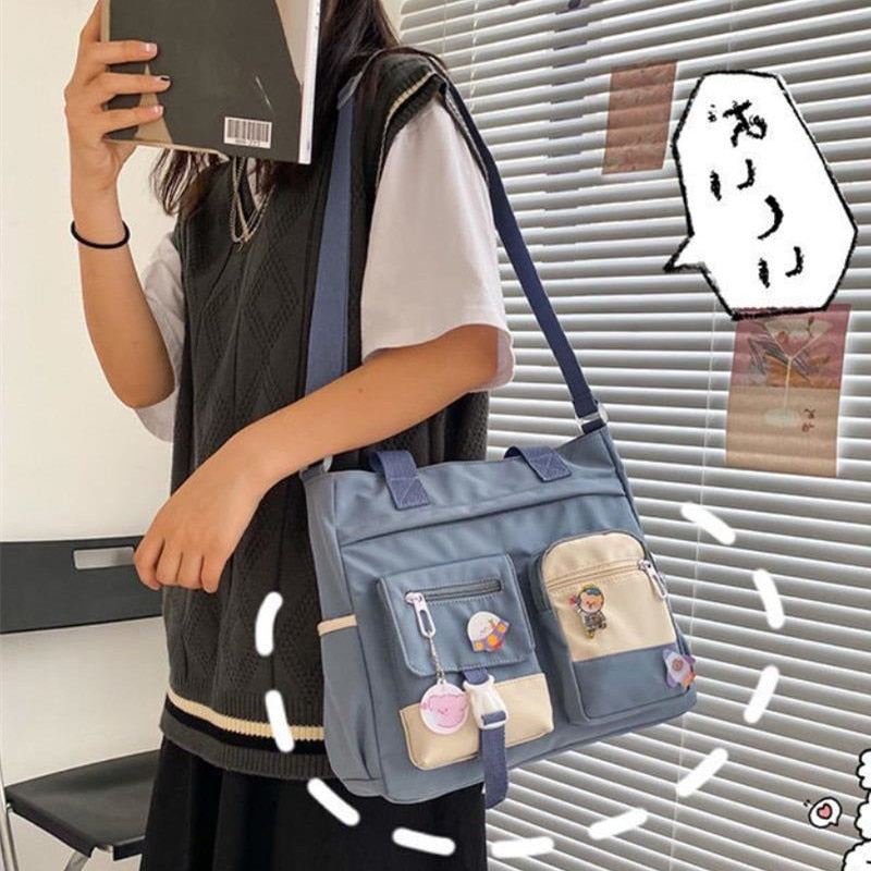 Canvas Messenger Bag - Grlfriend Club