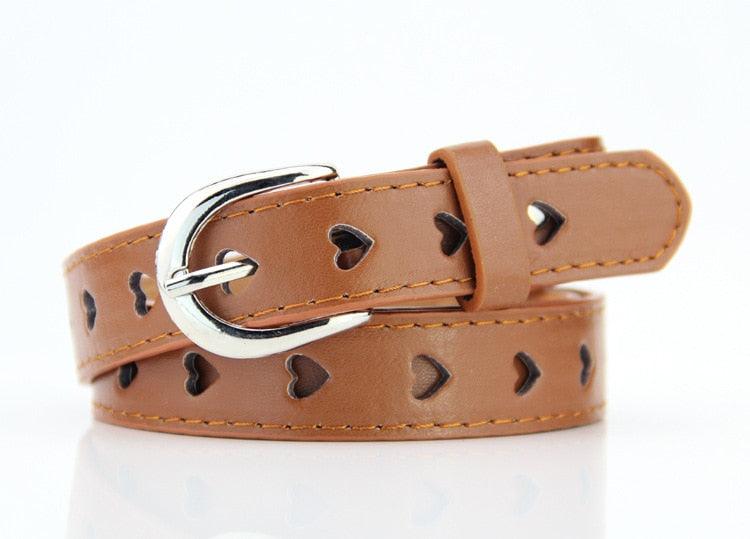 Heart-shaped Eyelet Belt - Grlfriend Club