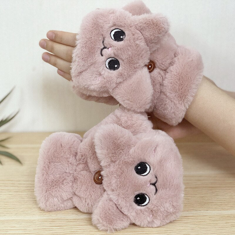 Kawaii Fingerless Gloves - Grlfriend Club