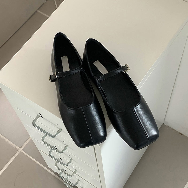 Summer Leather Flats - Grlfriend Club