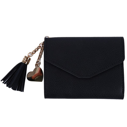 Leather Tasseled Wallet - Grlfriend Club