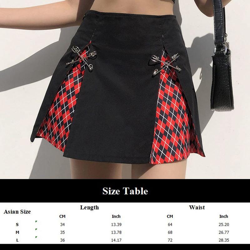 Punk Skirt and Shirt Set - Grlfriend Club