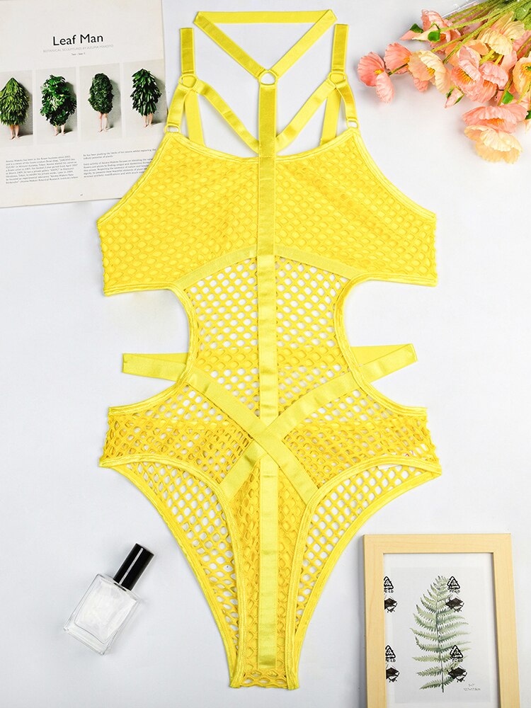 Sexy Fishnet Bodysuit - Grlfriend Club