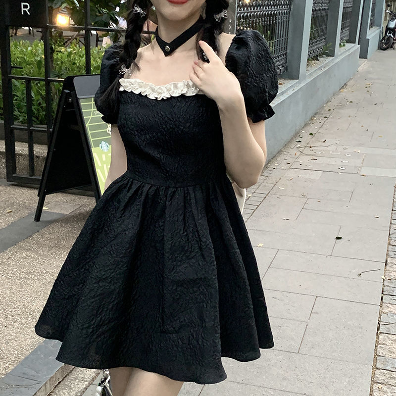 Backless Black Dress with Bow - Grlfriend Club