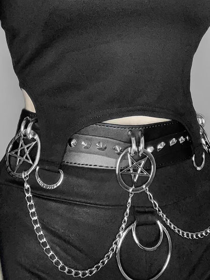 Chained Belt Short Shorts - Grlfriend Club