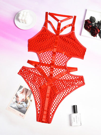 Sexy Fishnet Bodysuit - Grlfriend Club