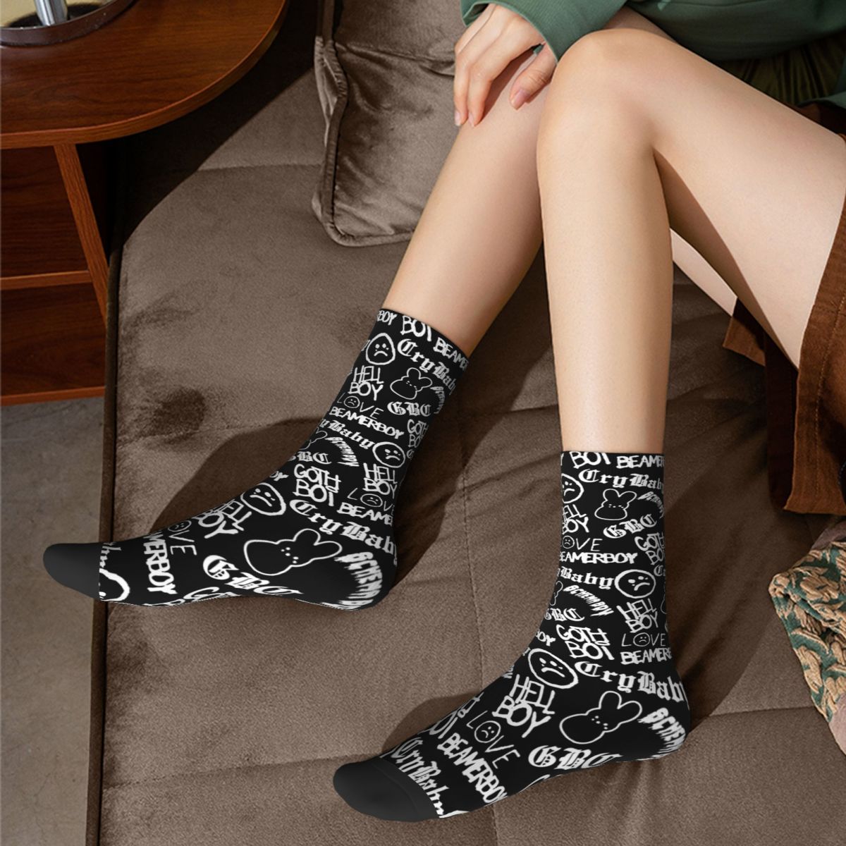 Graffiti Ankle Socks - Grlfriend Club