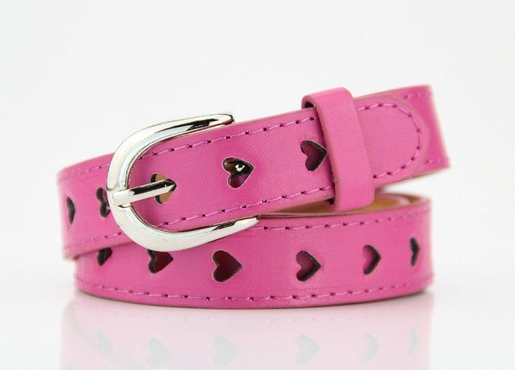 Heart-shaped Eyelet Belt - Grlfriend Club