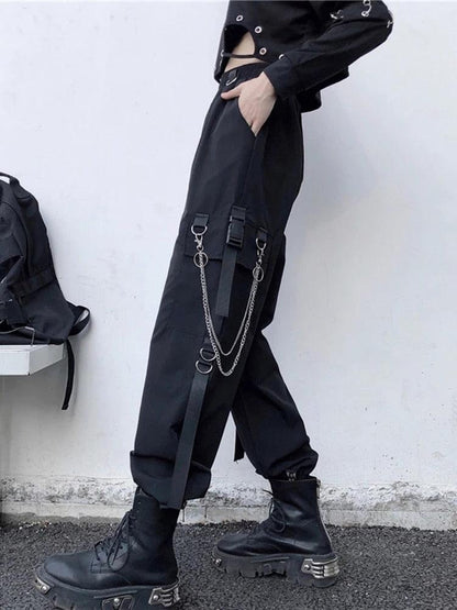 Punk Cargo Pants - Grlfriend Club