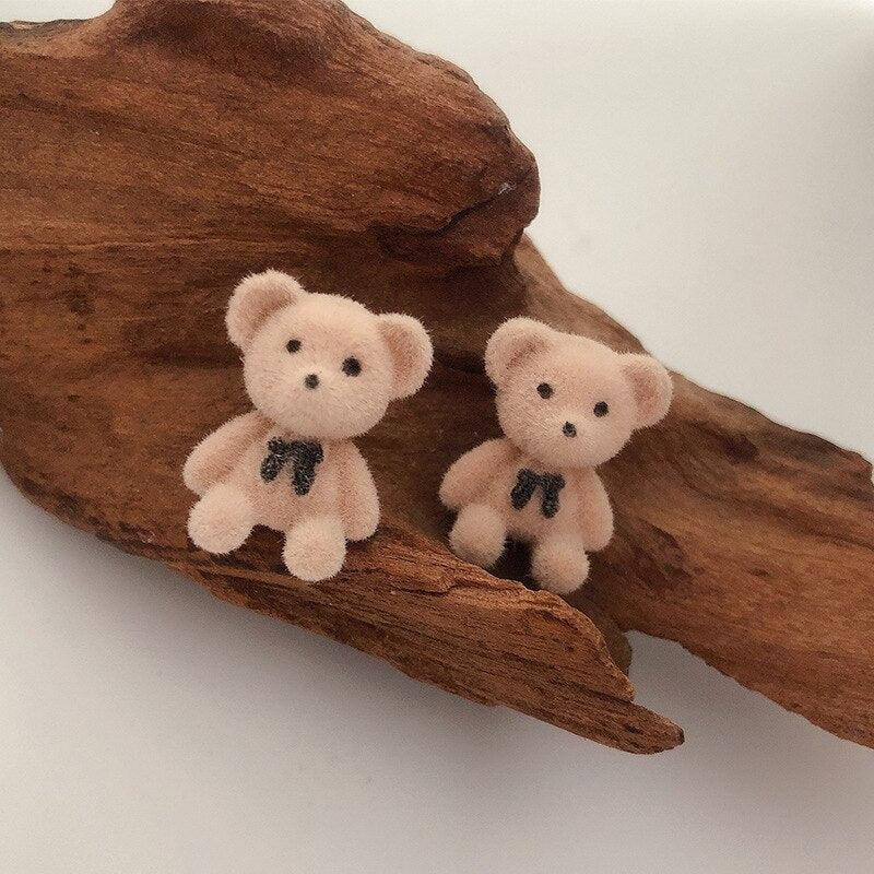 Plush Stud Earrings - Grlfriend Club