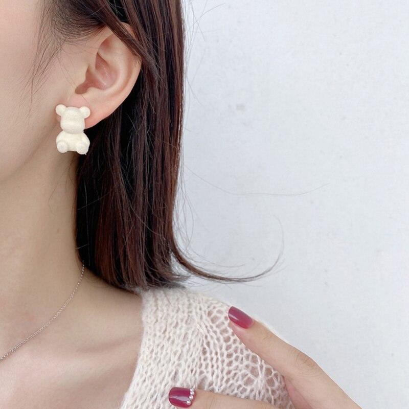 Plush Stud Earrings - Grlfriend Club