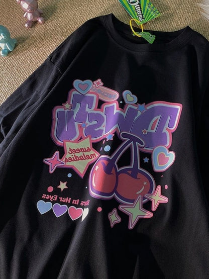 Cherry Blast! Graphic Shirt - Grlfriend Club