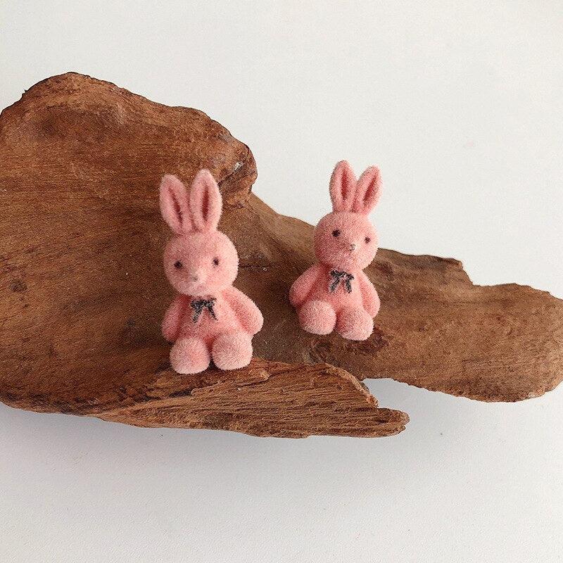 Plush Stud Earrings - Grlfriend Club