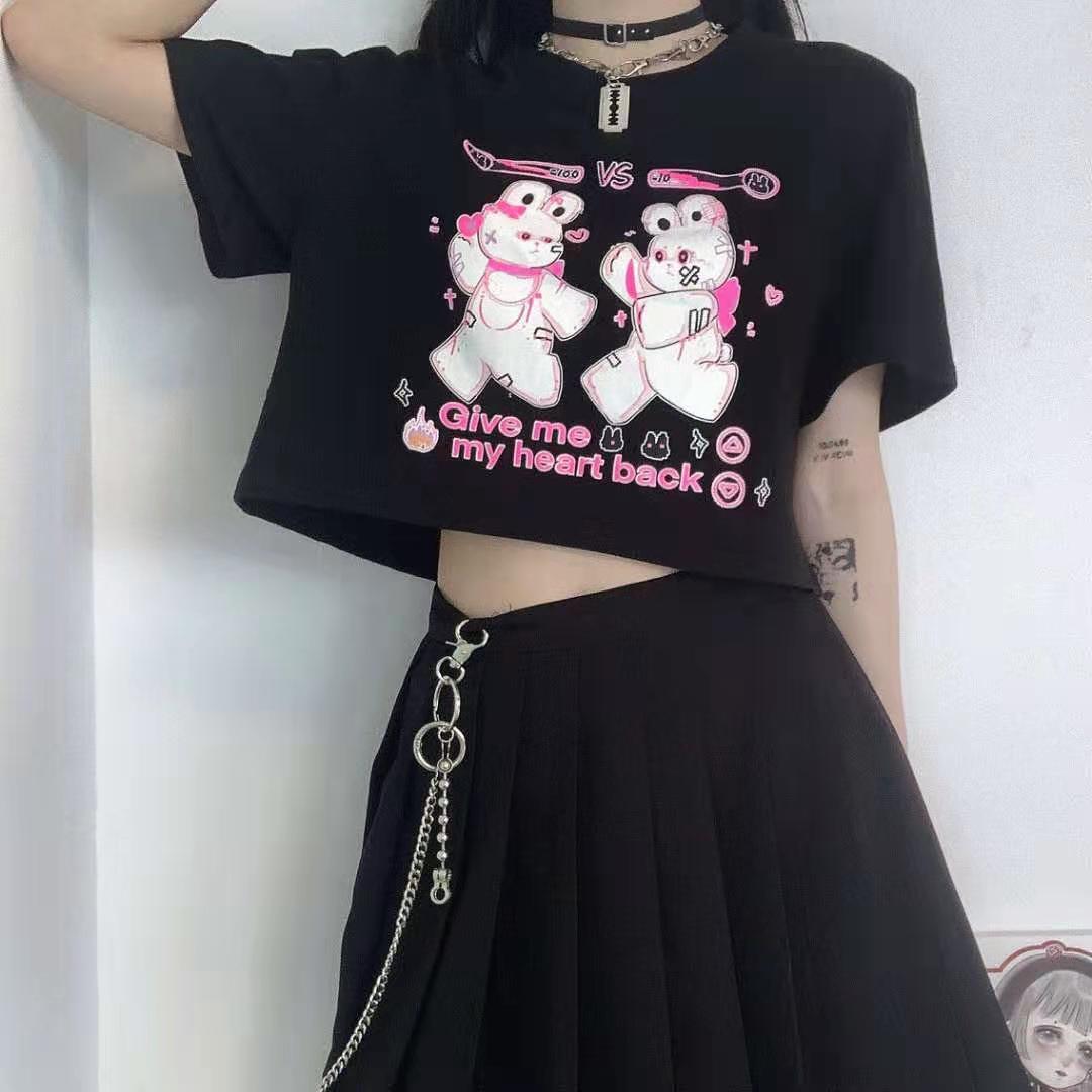 Rabbit Attack Graphic Shirt - Grlfriend Club