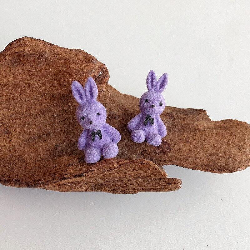 Plush Stud Earrings - Grlfriend Club