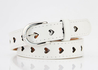 Heart-shaped Eyelet Belt - Grlfriend Club