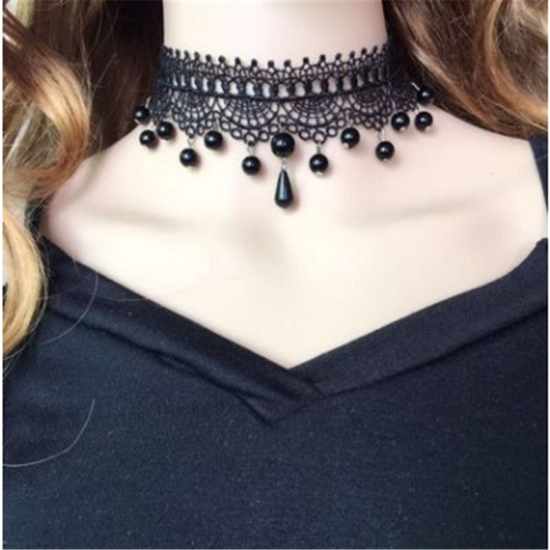 Gothic Lace Chokers - Grlfriend Club