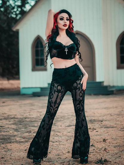 Cheeky Gothic See-Through Pants - Grlfriend Club