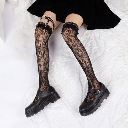 Sexy Lace Knee Highs - Grlfriend Club