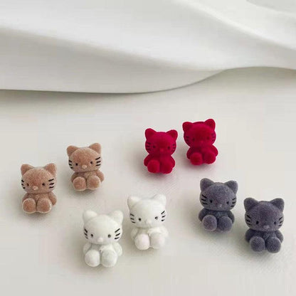 Fuzzy Animal Earrings - Grlfriend Club