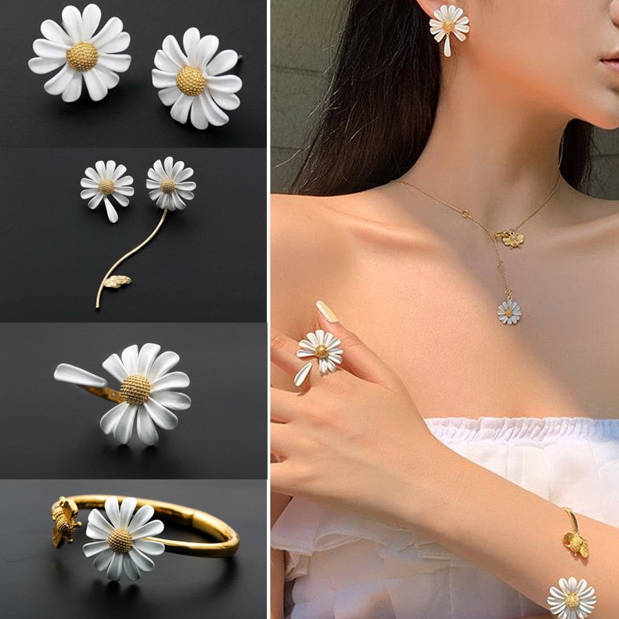 Daisy Jewelry Set - Grlfriend Club