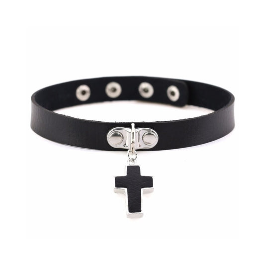 Gothic Cross Chokers - Grlfriend Club