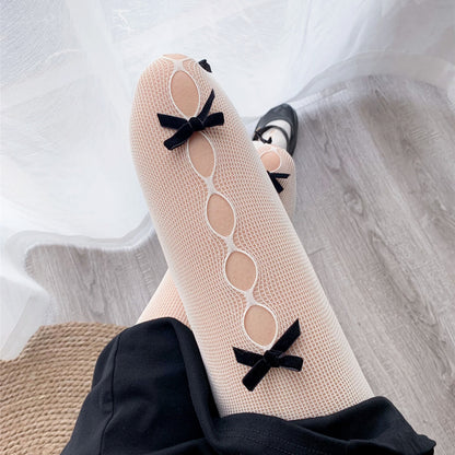 Decorated Fishnet Stockings - Grlfriend Club