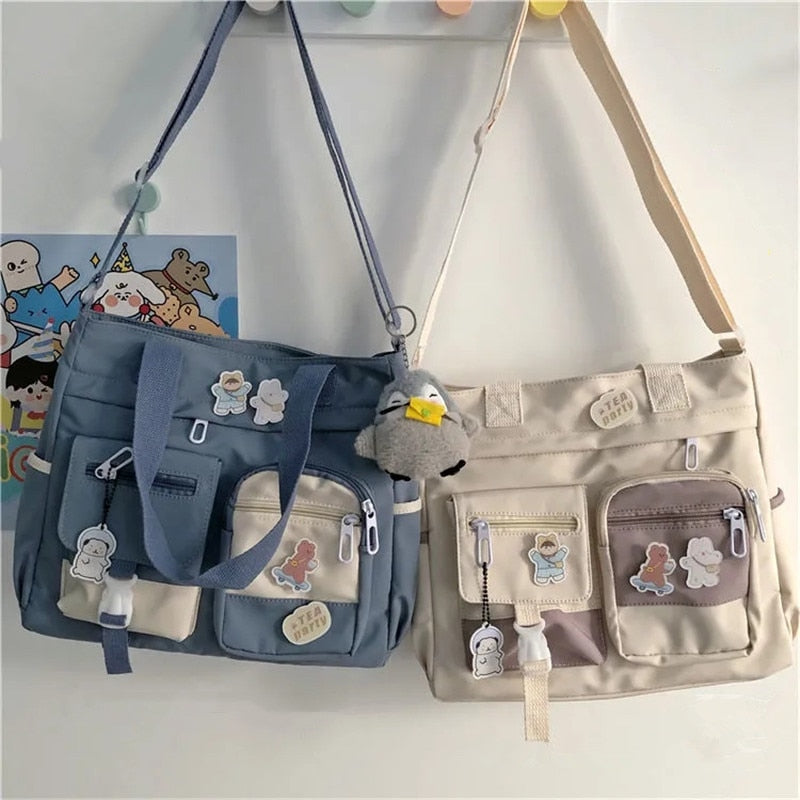 Canvas Messenger Bag - Grlfriend Club