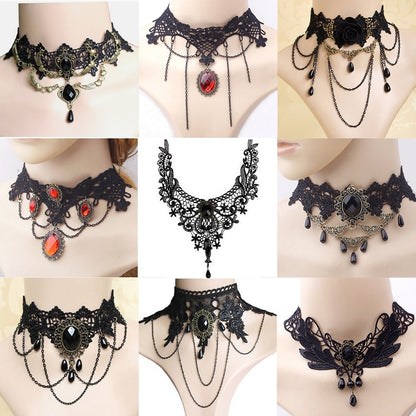 Gothic Lace Chokers - Grlfriend Club