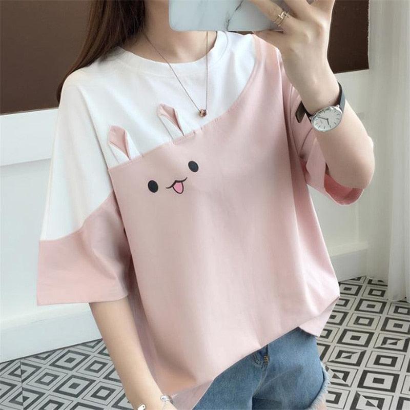 Kawaii Bunny T-Shirt - Grlfriend Club