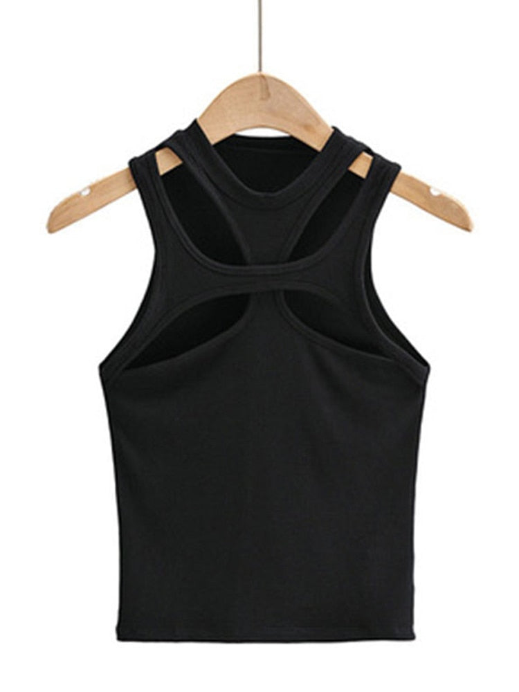 Cut-Out Knitted Tank - Grlfriend Club