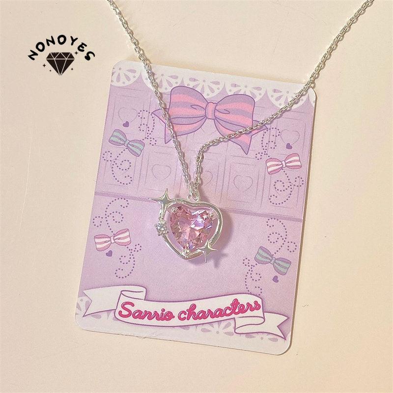 Pink Sparkle Necklace - Grlfriend Club