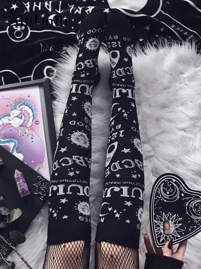 Dark Magic Knee Highs - Grlfriend Club