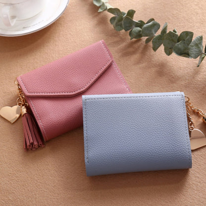 Leather Tasseled Wallet - Grlfriend Club